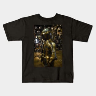 Ornate Suit of Armour Kids T-Shirt